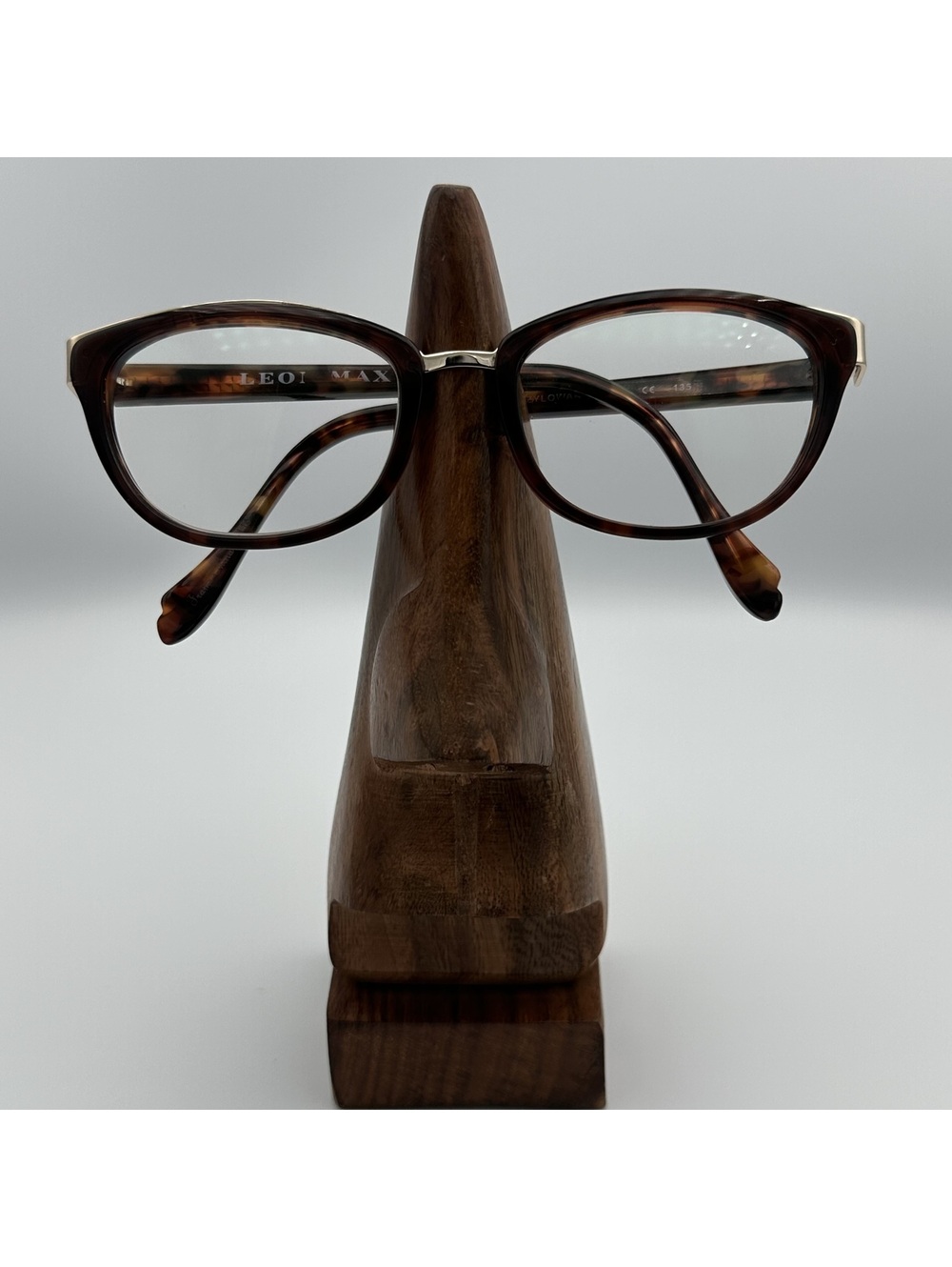 LEON MAX Tortoiseshell and Gold Cat Eye Glasses Frames